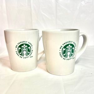 Two Starbucks Original Mug Mugs Coffee Tea